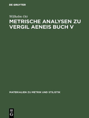 cover image of Metrische Analysen zu Vergil Aeneis Buch V